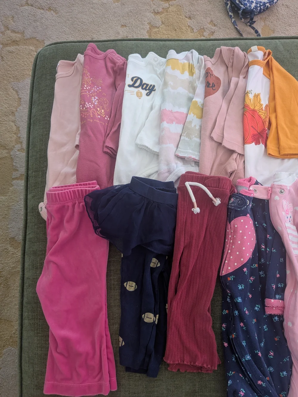 Baby Girl Size 6-9 Months Bundle 14 Pieces Brands Include Carter's - Picture 2 of 6